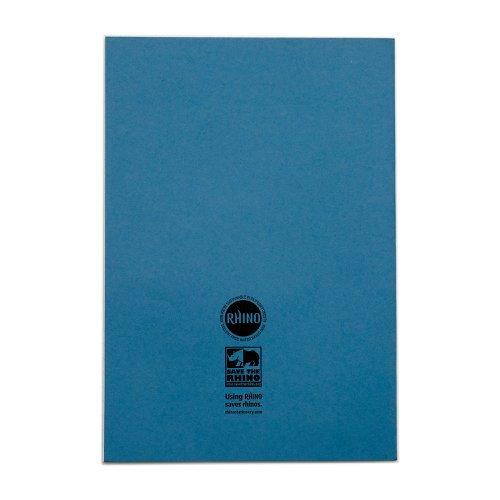 RHINO A4 Exercise Book 64 Page, Light Green, F8M (Pack of 10, Blue, F8M (Pack of 10, Blue, F6M (Pack of 10, Green, S10 (Pack of 10, Blue, S10 (Pack of 10, Blue, F6M (Pack of 50)
