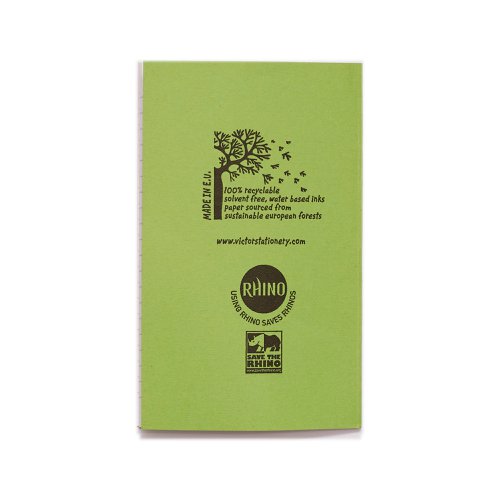 RHINO A6+ Exercise Book 48 Page, Blue Light, F7 (Pack of 10, page, Green Light, F7 (Pack of 10, Page, Blue Light, F7 (Pack of 100)