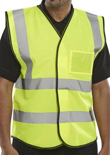 Beeswift Hi Viz Id Vest En20471 Saturn Yellow S