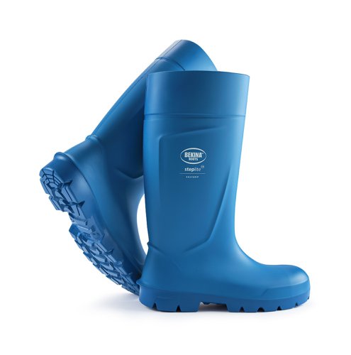 Bekina Steplite Easygrip Safety S4 White, Blue Size 06 / Eu 39