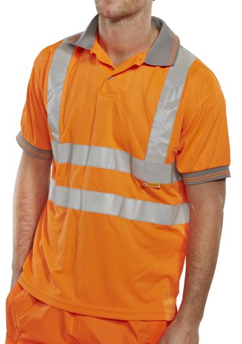 Beeswift Polo Shirt Short Sleeved Orange M, XL, 2XL, 3XL, 4XL