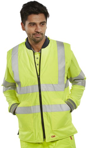 Beeswift Reversible Bodywarmer Saturn Yellow / Navy L