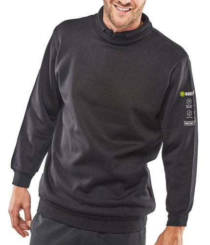 Beeswift Arc Flash Sweatshirt Navy Blue L