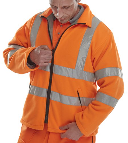 Beeswift Carnoustie Fleece Jacket Orange M, XL, 2XL, 3XL, 4XL