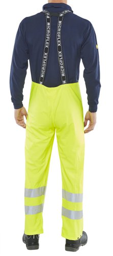 Beeswift Fire Retardant Anti-Static Bib Saturn Yellow L