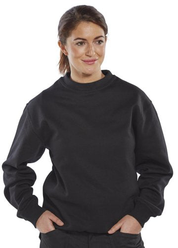 Beeswift Polycotton Sweatshirt Black L