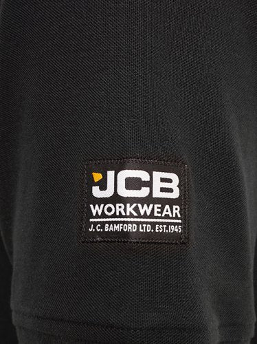 JCB Trade Work Polo Black S