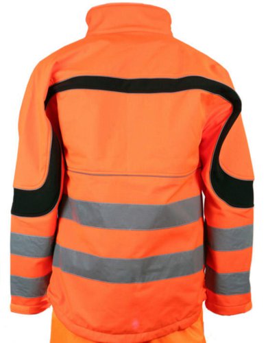 Beeswift Eton Hi-Viz Soft Shell Jacket Orange / Black 4XL, M, XL, 2XL, 3XL