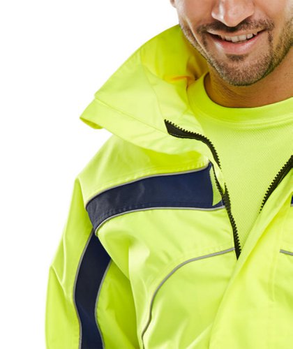 Beeswift Eton Breathable En471 Jacket Saturn Yellow L