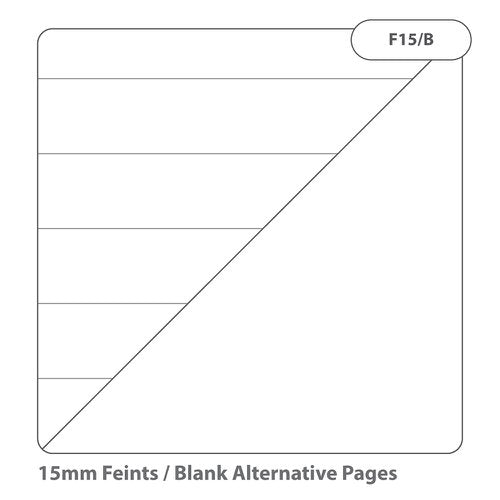 RHINO A4 Exercise Book 32 Page, Light Blue, F15/B (Pack of 10, 100)