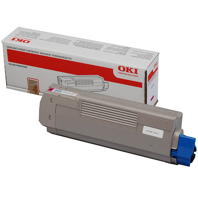 OEM OKI C610 Yellow 6000 Pages Original Toner 44315305