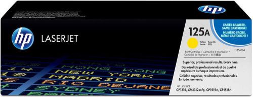 OEM HP CB542A Yellow 1400 Pages Original Toner 125A