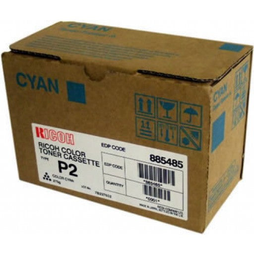 OEM Ricoh Aficio 2232 P2 Cyan Toner 885485 888238