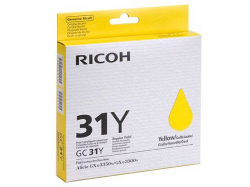 Ricoh GX3300 GC31Y Gel Cartridge Yellow 405691