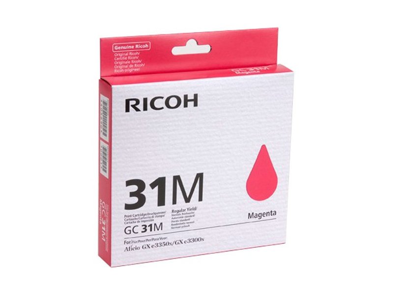 OEM Ricoh Gx3300 GC31C Gel Ctg Cyan 405689