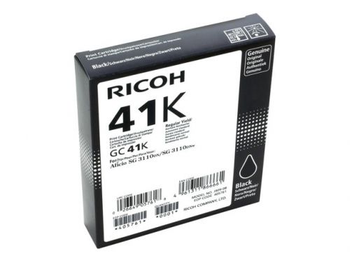 Ricoh SG2100 Black Gel Ink Hi Yld GC41K 405761