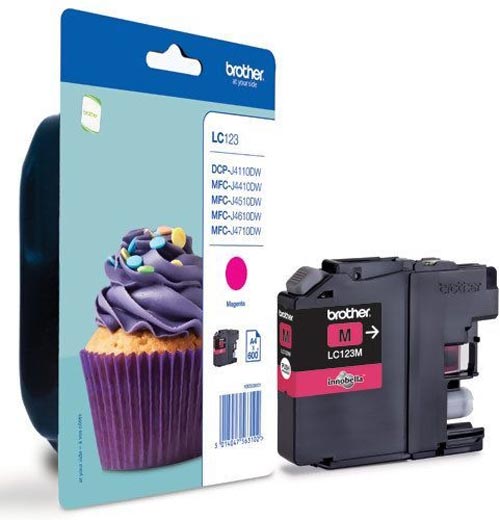 Brother LC123C Ink Cartridge Cyan 600 Pages 5.9ml