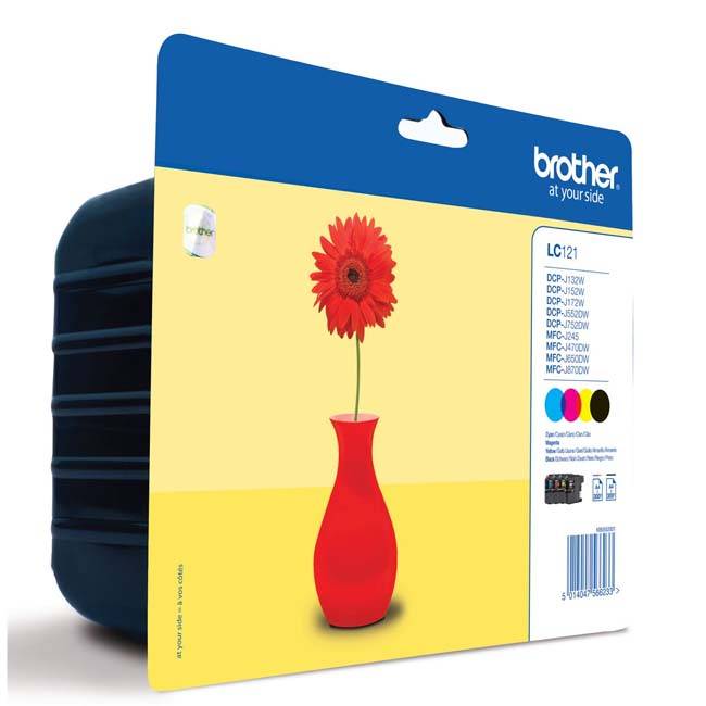 OEM Brother LC121M Ink Cartridge Magenta 300 Pages 3.9ml