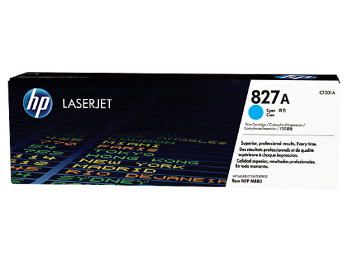 OEM HP CF301A 827A Toner Cyan 32K Pages