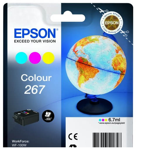 OEM Epson C13T26614010 (266) Ink Cartridge Black 260 Pages Content 5.8 ml
