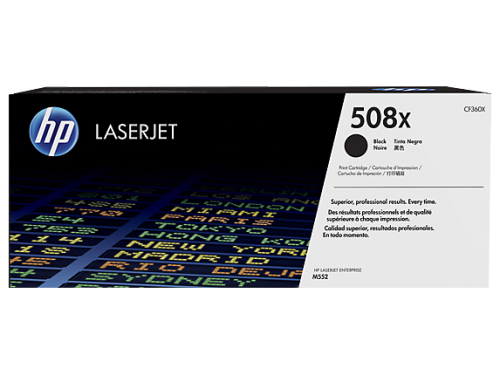 OEM HP CF360X Black 12500 Pages Original Toner 508X