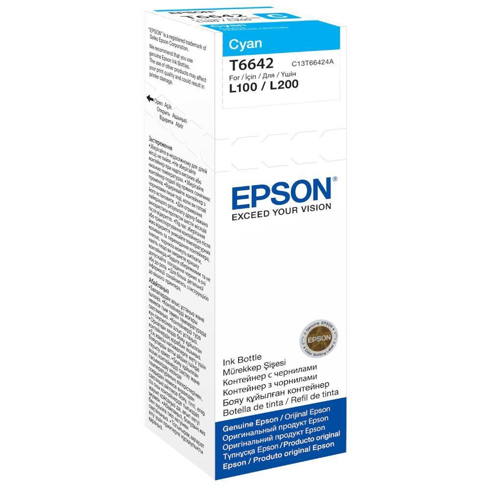 OEM Epson C13T664140 (664) Ink Bottle Black 4K Pages 70ml