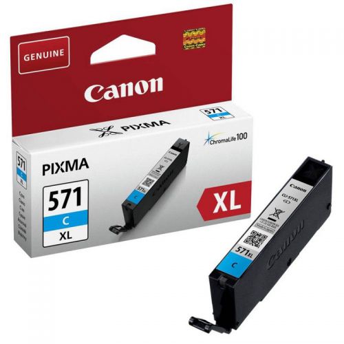 OEM Canon CLI-571CXL Cyan High Capacity Ink Cartridge 0332C001
