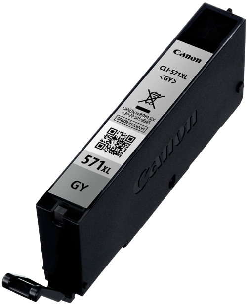 OEM Canon CLI-571GYXL Grey High Capacity Ink Cartridge 0335C001