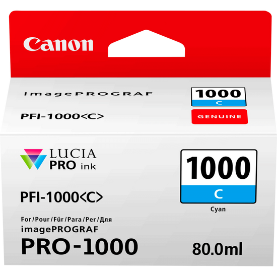 Canon 0546C001 PFI-1000PBK ink cart PHOTO BLACK