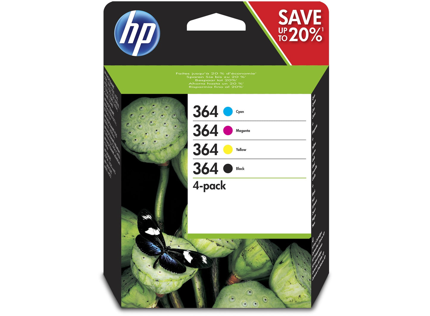 OEM HP 301 Black and Tri-Colour OrigInal Ink Cartridge Multipack N9J72AE