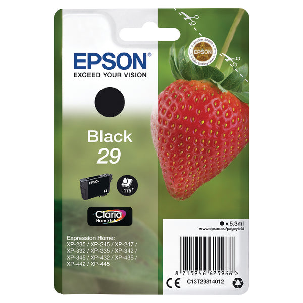 Epson C13T27154012 (27XL) Ink Cartridge Multi Pack CMY High Capacity 3x1.1K Pages 10.4ml