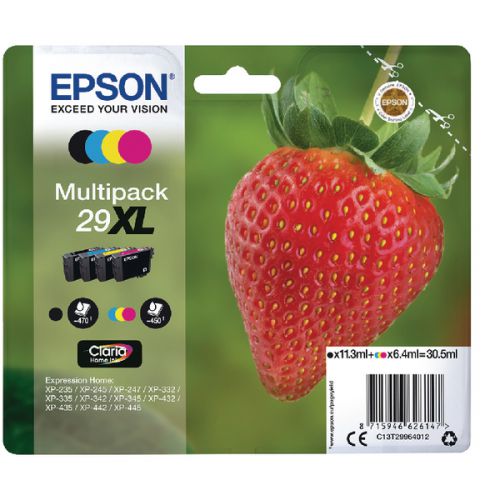 Epson 4-Colours 29XL Claria Home Ink