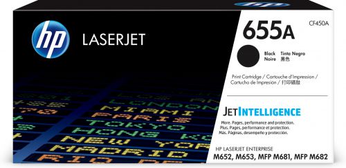 HP CF450A 655A Toner Cartridge Black 12.5K HP LaserJet M 652/681