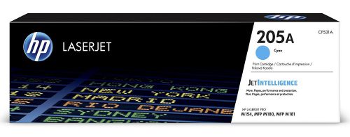 OEM HP CF531A Cyan 900 Pages Original Toner 205A