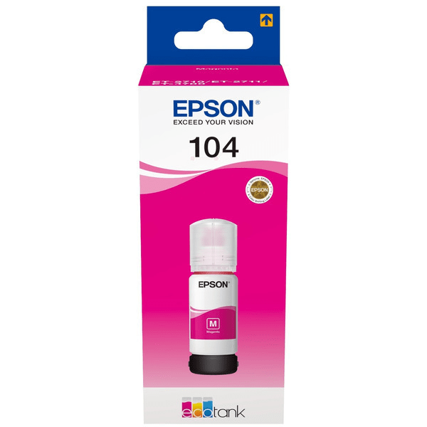 OEM Epson C13T00P240 (104) Ink Bottle Cyan 7.5k Pages 65ml