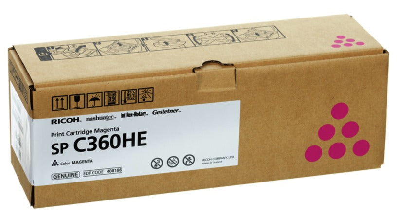 OEM Ricoh SPC360 Magenta Toner 408190