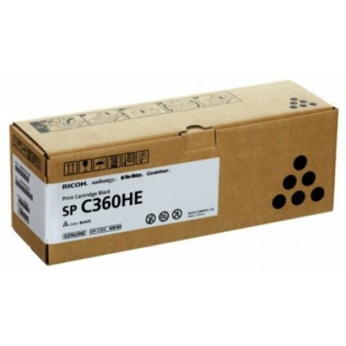 OEM Ricoh SPC360 Hi Yld Black Toner 408184 SPC360HE