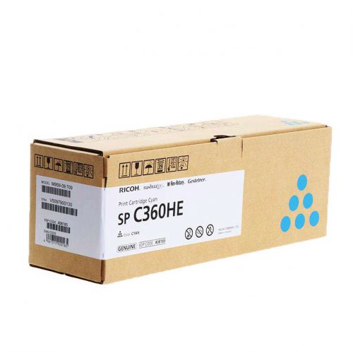 OEM Ricoh SPC360 Hi Yld Cyan Toner 408185 SPC360HE