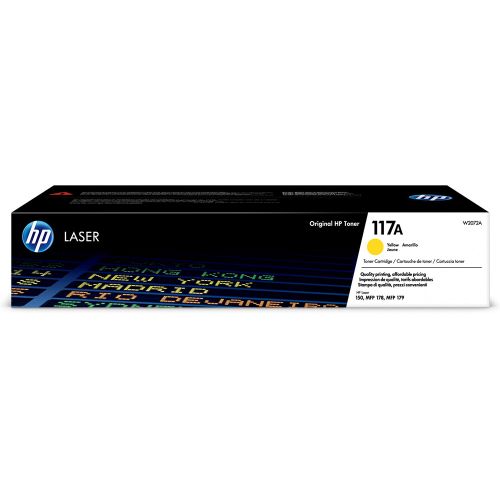 OEM HP 117A Yellow Toner Cartridge W2072A