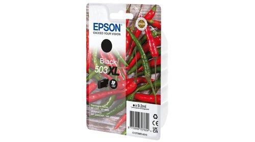 OEM Epson C13T09R14010 503XL Ink Cartridge Black High Capacity 550 Pages 9.2ml