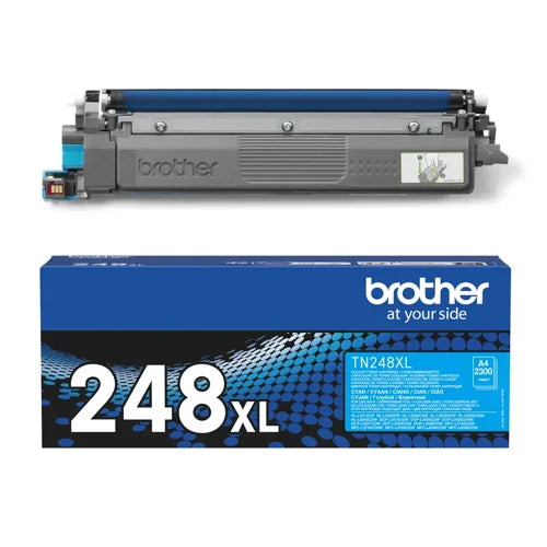 OEM Brother TN248XLC Cyan Original High Capacity Toner Cartridge