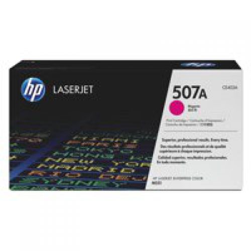 OEM HP CE403A Magenta 6000 Pages Original Toner 507A