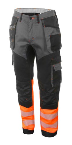 Beeswift High Visibility Two Tone Trousers Orange / Black 28, 32, 34, 36, 38, 40, 42, 44