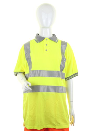 Beeswift LADIES Hi Visibility Short Sleeve POLO SML