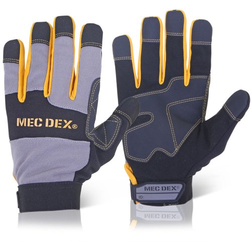 Mec Dex Work Passion Impact Mechanics Glove XL, 2XL, M (Pair)