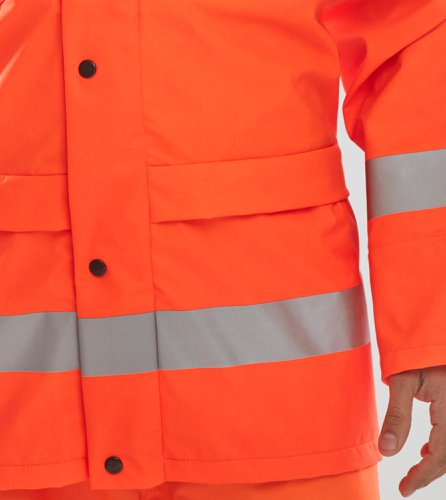 Beeswift Super B-Dri Breathable Jacket Orange 3XL