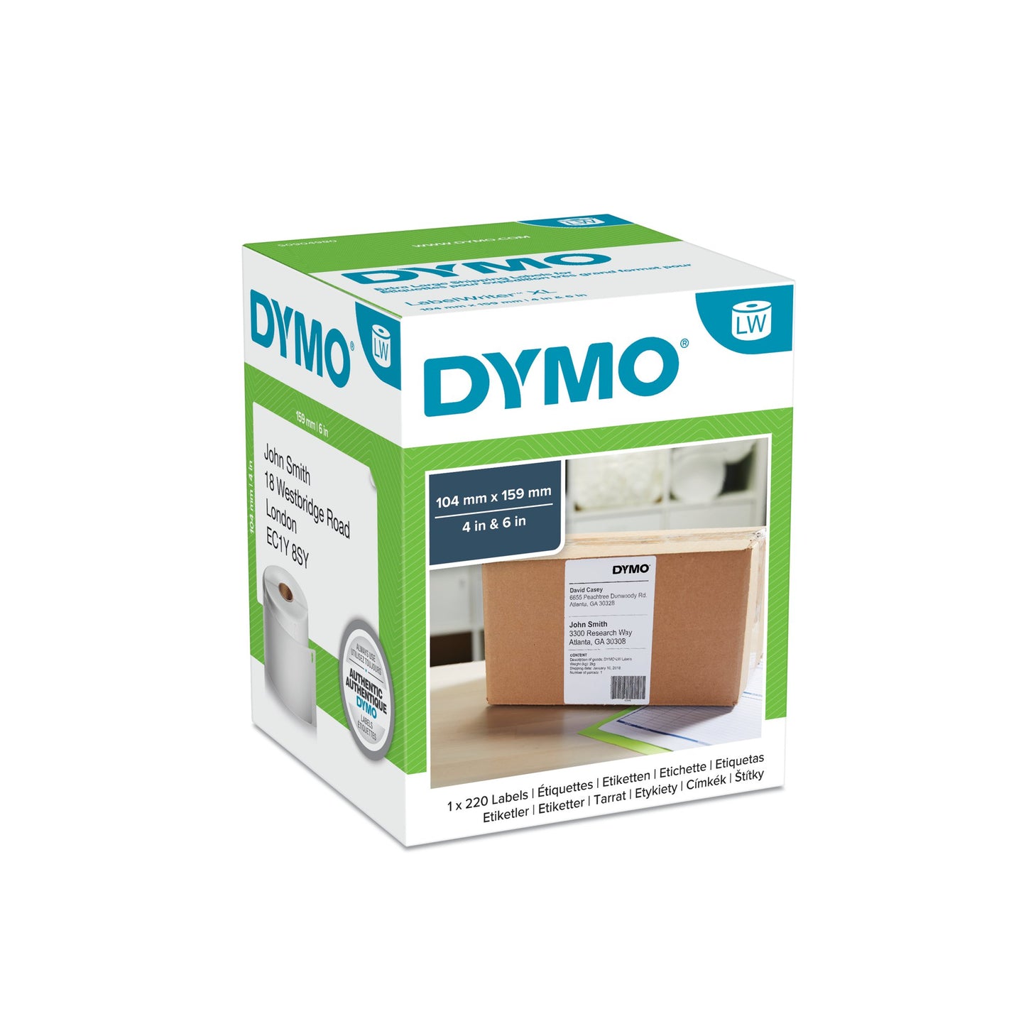 DYMO 11356 (S0722560) Name Badge Label White 89mm x41mm
