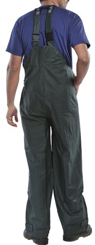 Beeswift Super B-Dri Bib and Brace Olive Green L