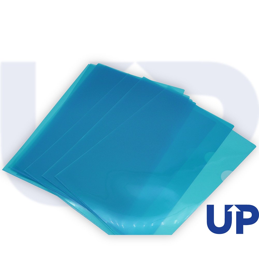 A4 Polypropylene Cut Flush Folder Pack of 100 - Blue