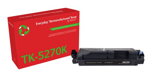Xerox Everyday Remanufactured For Kyocera TK5270C Cyan Laser Toner 006R04812